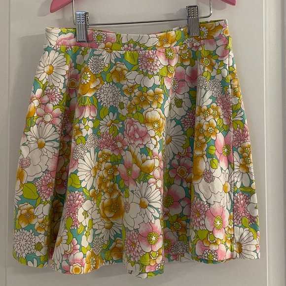 Large Floral Print Skirt - Picture 1 of 4